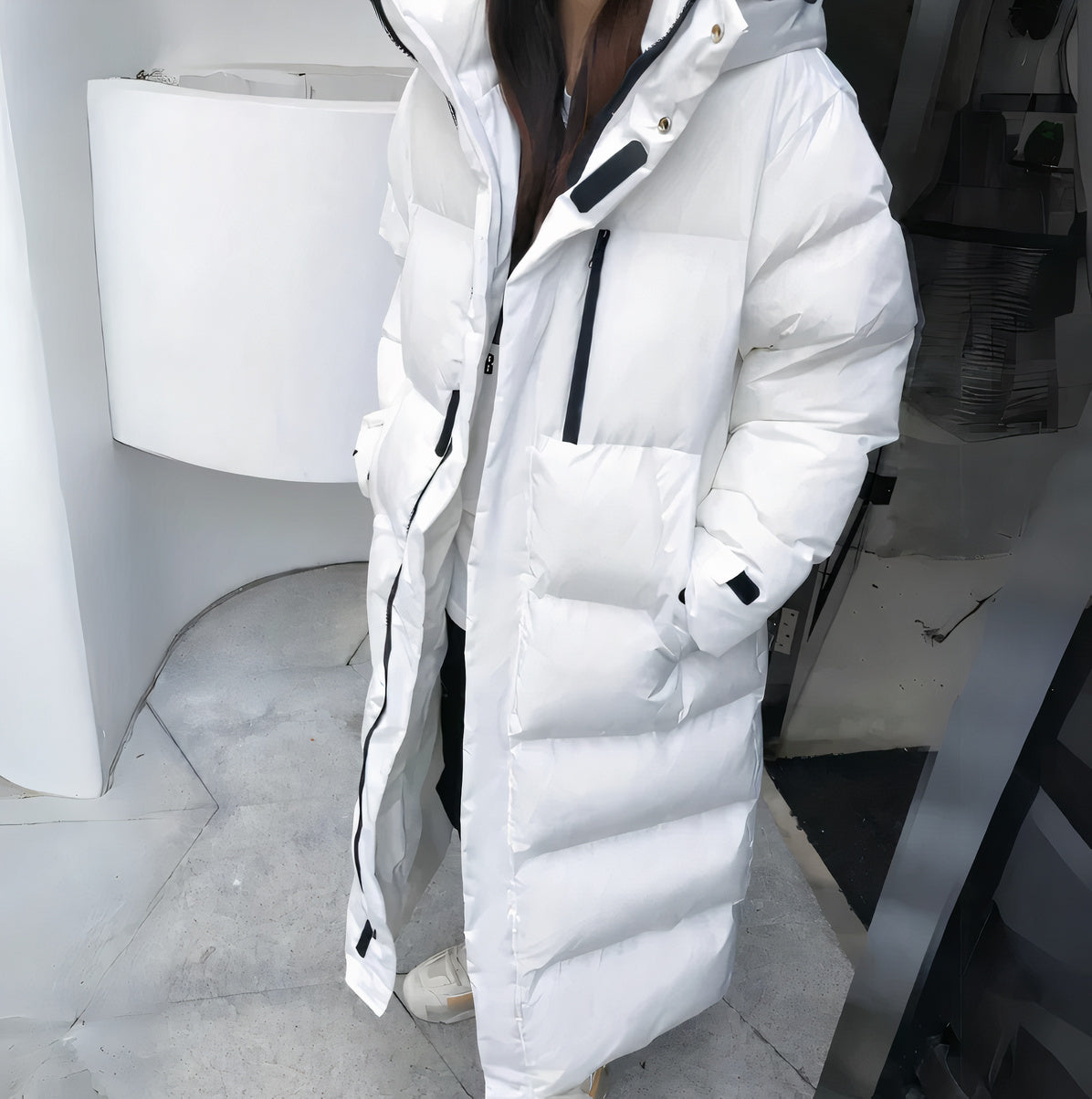 MIA® | MANTEAU D'HIVER LONGUE AVEC CAPUCHE